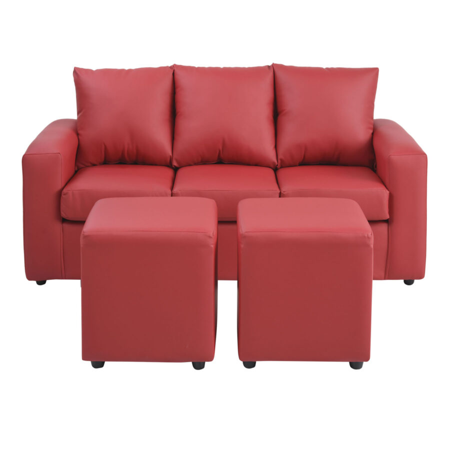 Sofa Kendy 3C+2 Pouf PU 30