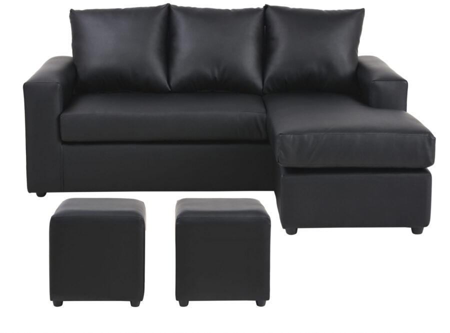 Sofa Bi-L 3C+2 Pouf PU 30