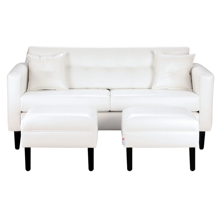 Sofa New Retro 3C+2 Pouf PU 00