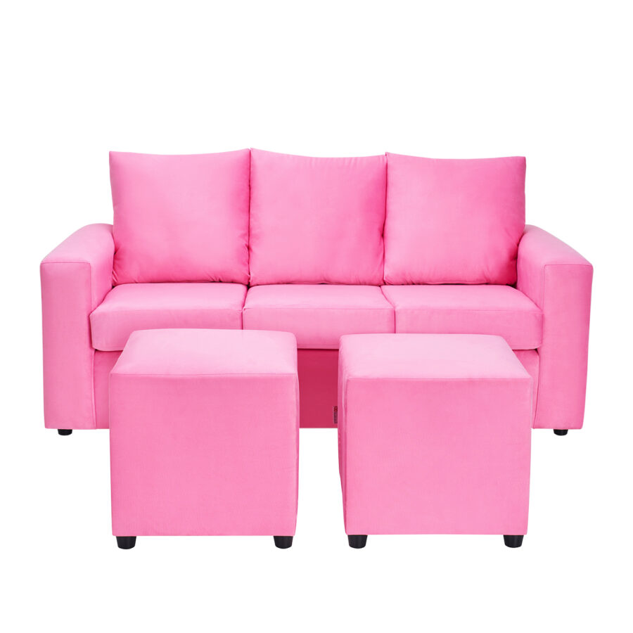 Sof? Kendy 3C+2 Pouf Felpa 30