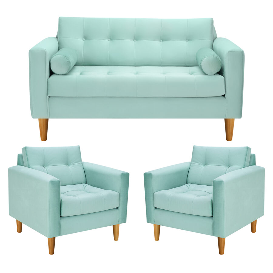 Sofa Retro 2C+1+1 Felpa 04