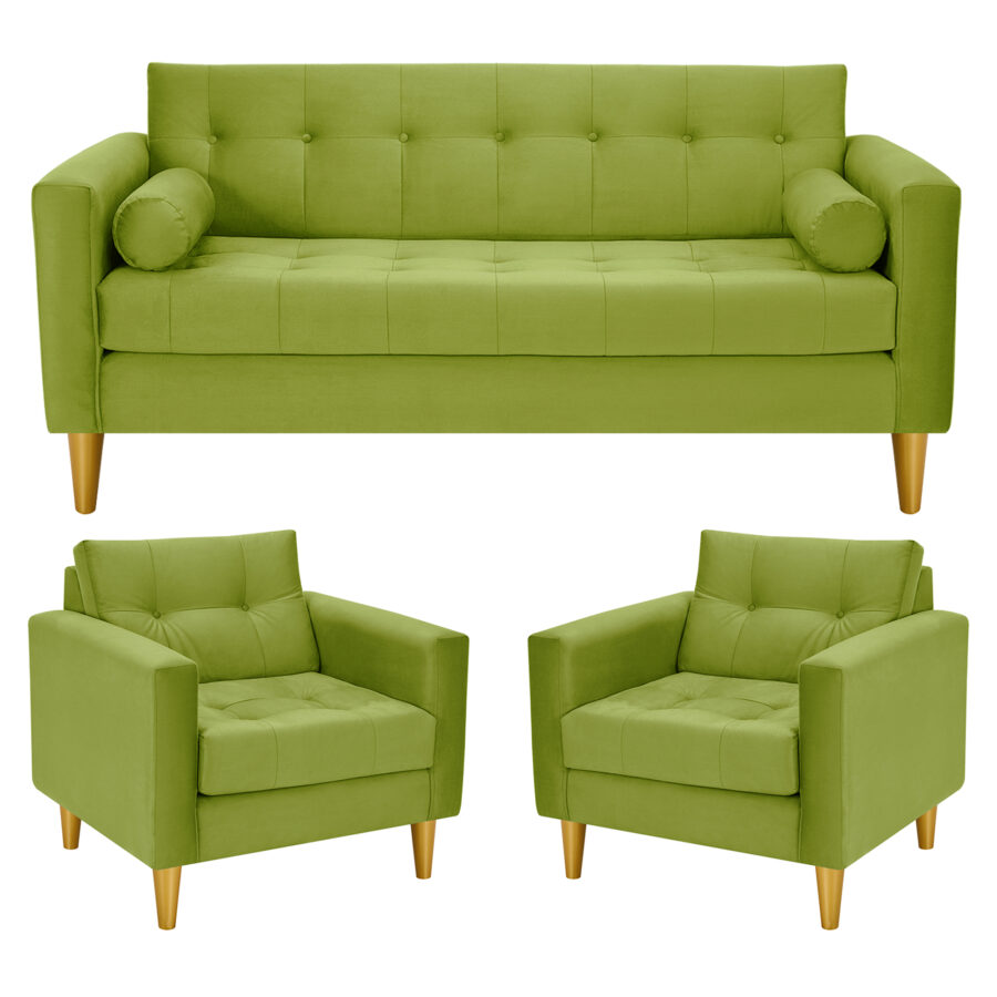Sofa Retro 3C+1+1 Felpa 01