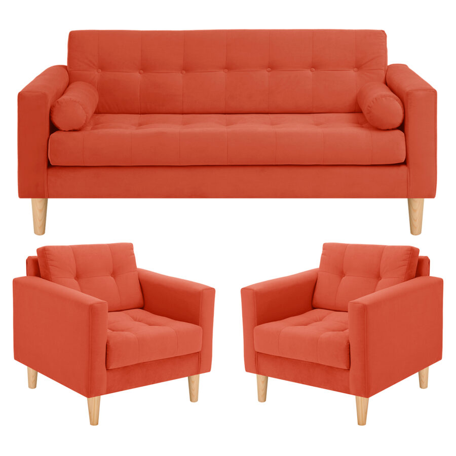Sofa Retro 3C+1+1 Felpa 05
