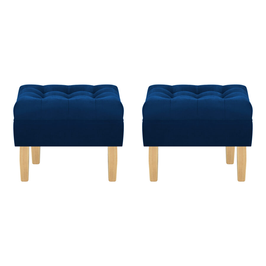 Set Pouf Wood 1C Felpa 05